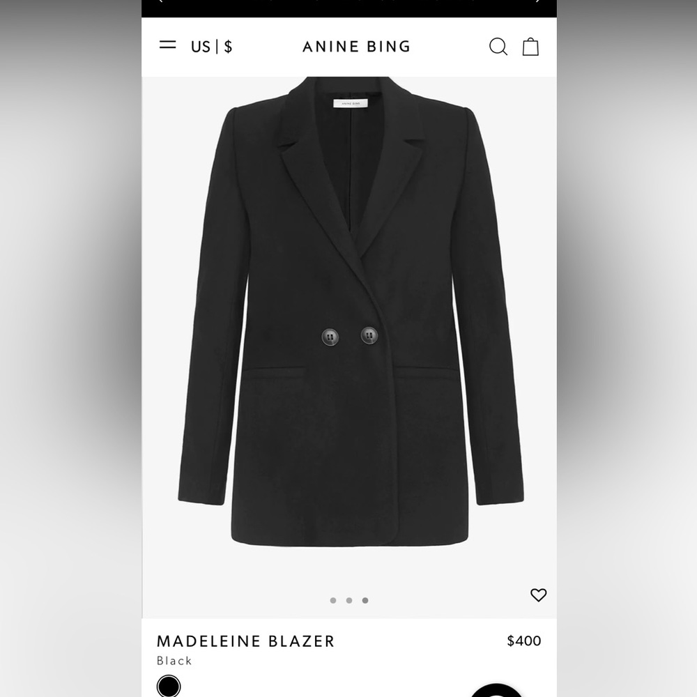 ANINE BING MADELEINE BLAZER